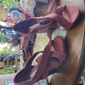 Kathryn Amberleigh Brick suede color
